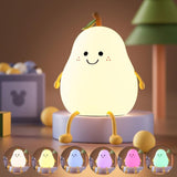 Cute Pear Night Light for Kids
