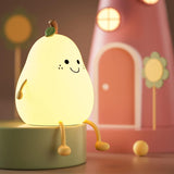 Cute Pear Night Light for Kids