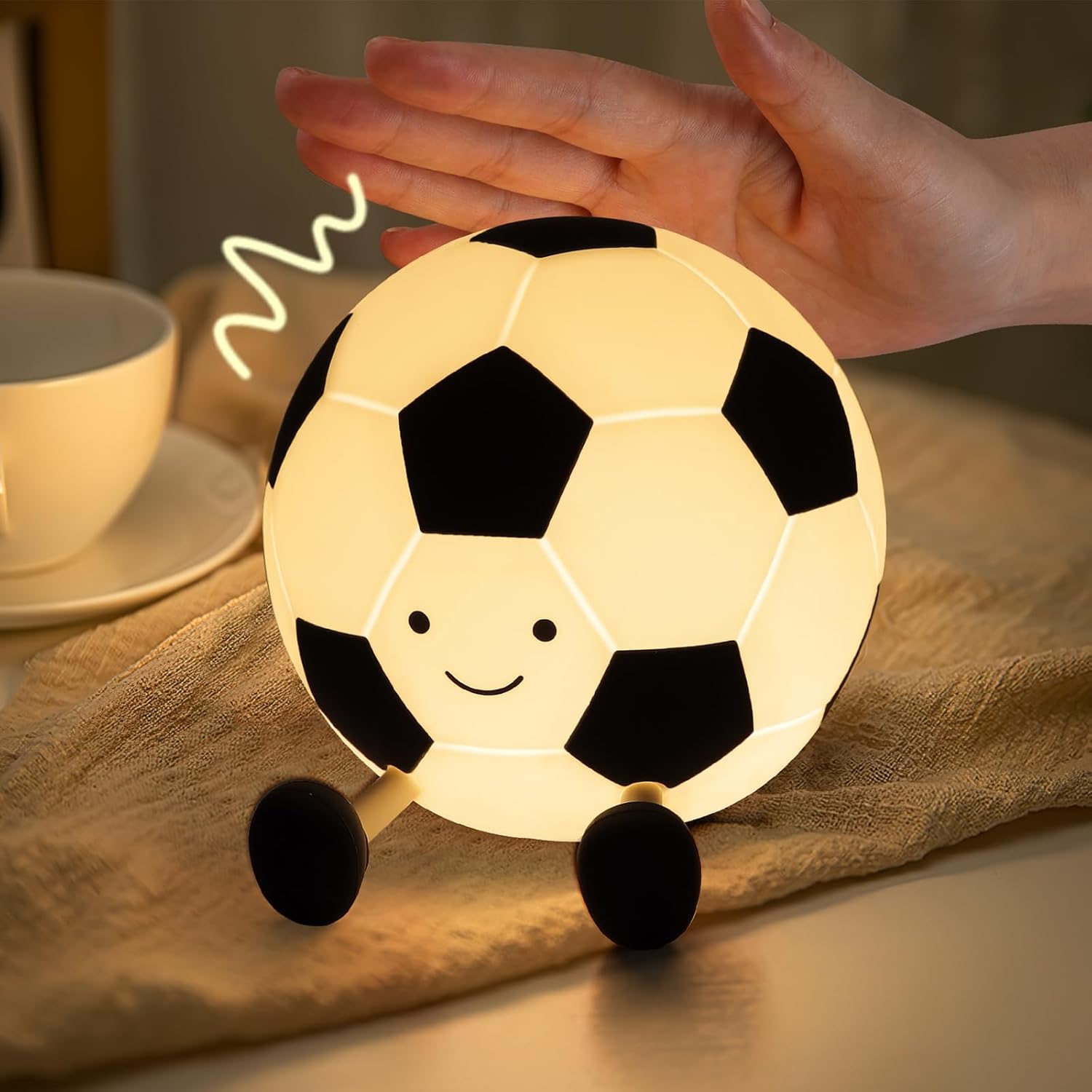 Cute Football Night Light for Kids